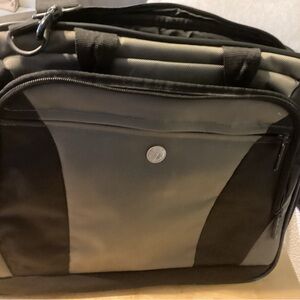 Elegant Two-Tone Laptop Bag